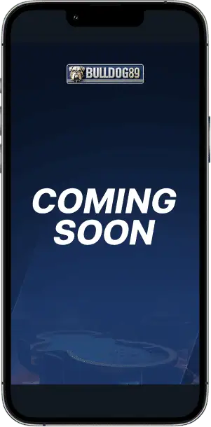 ภาพประกอบเว็บไซต์ Bulldog89 สำหรับอนาคต สัญลักษณ์และโลโก้ของเว็บไซต์, พร้อมข้อความ Coming Soon เพื่อสร้างความสนใจและความคาดหวัง.